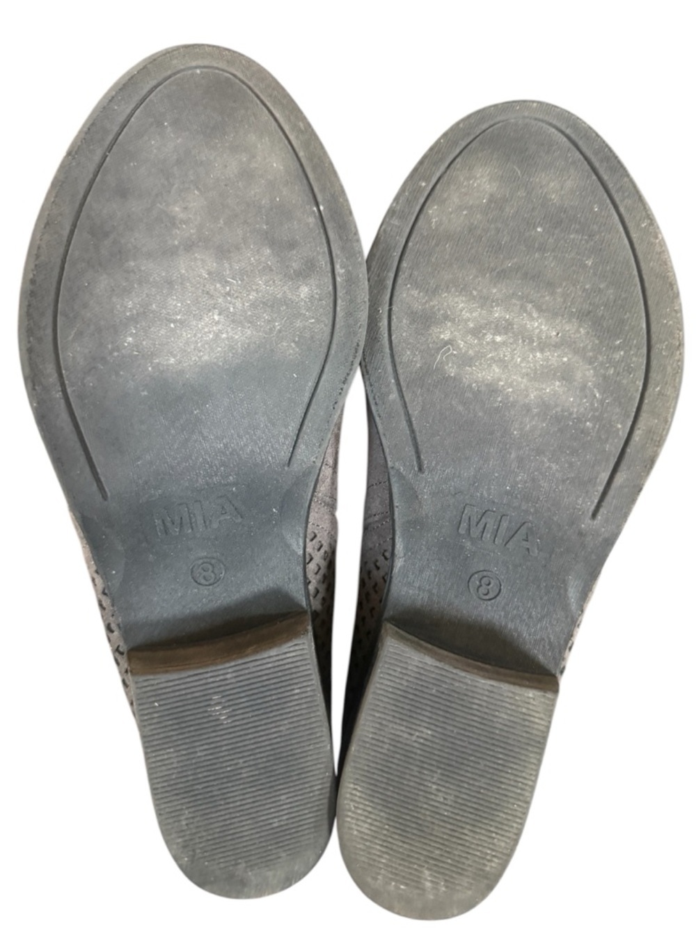 MIA Charcoal Grey Slip-On Suede Ankle Boot - Picture 8 of 8
